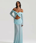 Natalie Rolt Emily Gown - 8 / Blue - Dresses