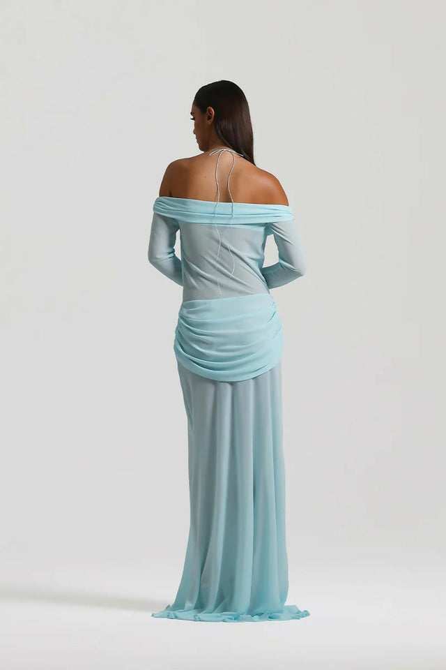 Natalie Rolt Emily Gown - 8 / Blue - Dresses