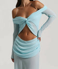 Natalie Rolt Emily Gown - 8 / Blue - Dresses