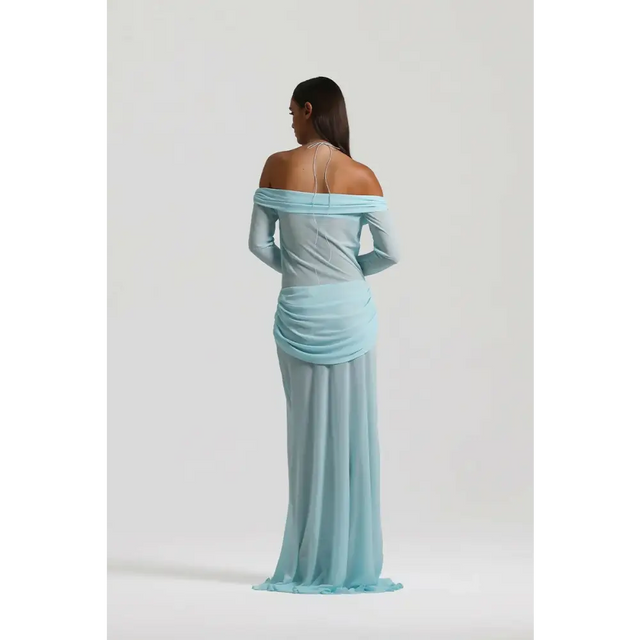 Natalie Rolt Emily Gown Baby Blue Size 8 - 8 / Blue - Dresses