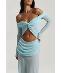 Natalie Rolt Emily Gown Baby Blue Size 8 - 8 / Blue - Dresses