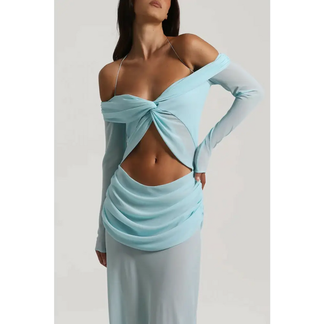 Natalie Rolt Emily Gown Baby Blue Size 8 - 8 / Blue - Dresses