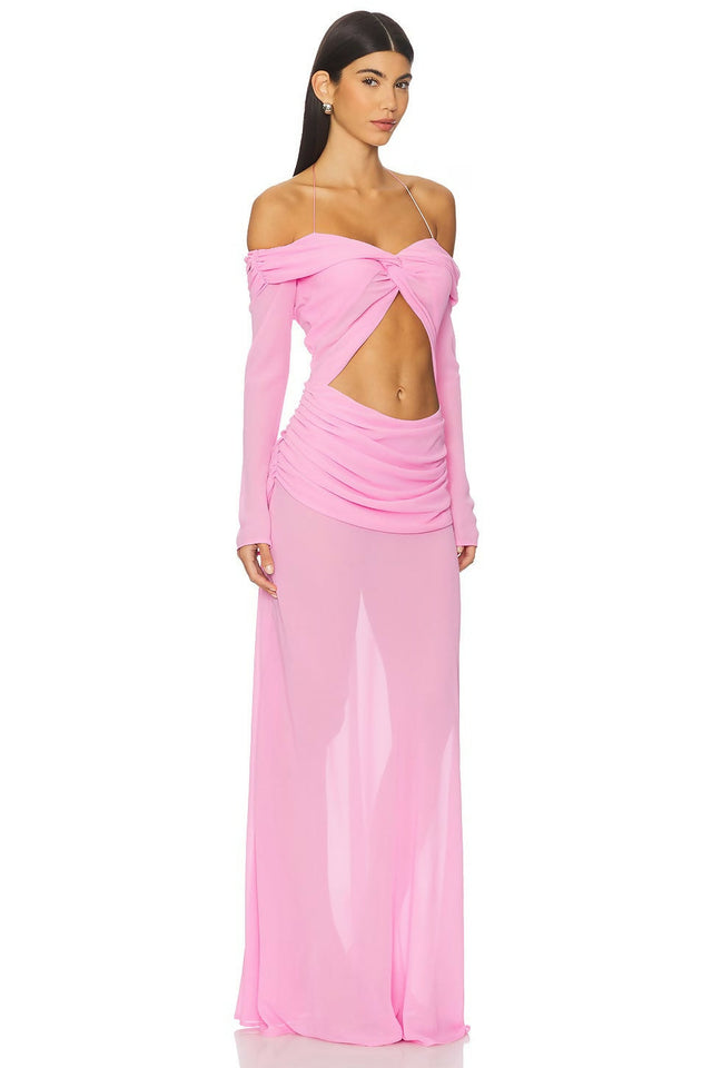Natalie Rolt Emily Gown Dress Candy Pink - 6 / Pink - Dresses