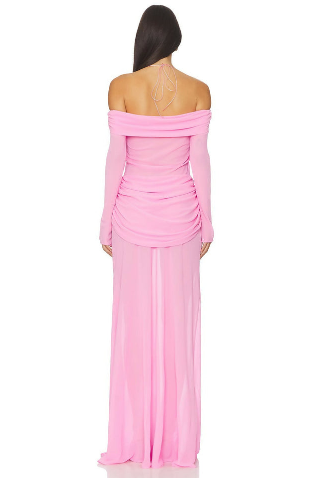 Natalie Rolt Emily Gown Dress Candy Pink - 6 / Pink - Dresses