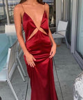 Natalie Rolt Florence Silk Gown 10 / Red Dresses