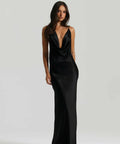 Natalie Rolt Gabi Gown in Black - 6 / Black - Dresses