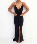 Natalie Rolt Gisele Gown in Black - 8 / Black - Dresses