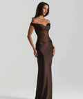 Natalie Rolt Gwyneth Gown Espresso Size 8 - Dresses