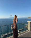 Natalie Rolt Gwyneth Gown Espresso Size 8 - Dresses