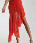 Natalie Rolt Hailey Midi Dress - 8 / Tangerine - Dresses