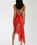 Natalie Rolt Hailey Midi Dress - 8 / Tangerine - Dresses