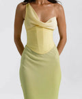 Natalie Rolt Hallie Gown Citrus Size 8 - 8 / Yellow - Dresses