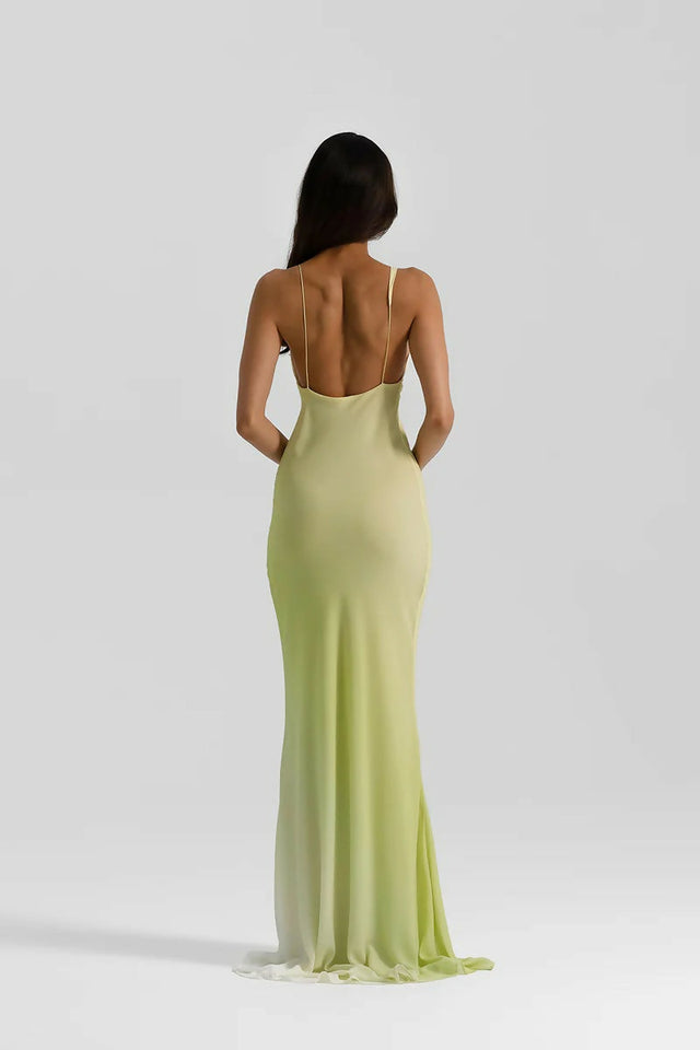Natalie Rolt Hallie Gown Citrus Size 8 - 8 / Yellow - Dresses
