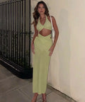 Natalie Rolt ‘Imapala’ Chartreuse Set - 2 / Light Green - Dresses