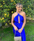 Natalie Rolt Irena Dress - 4 / Blue - Dresses