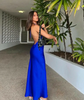 Natalie Rolt Irena Dress - 6 / Blue - Dresses