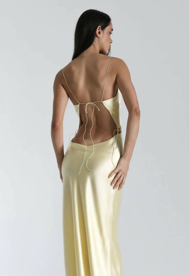 Natalie Rolt Iris Dress Lemon - Yellow / 8 - Dresses