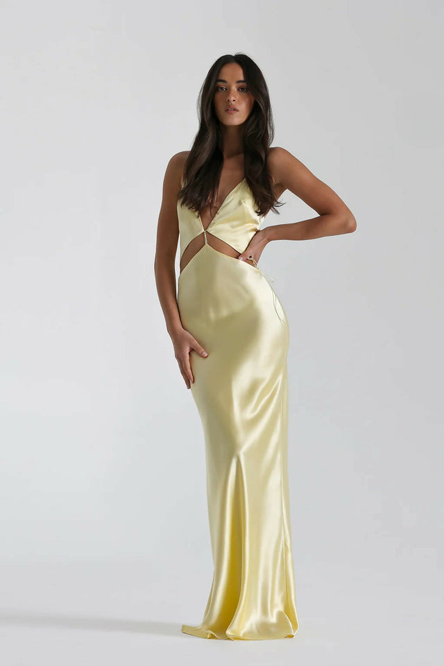 Natalie Rolt Iris Dress/Maxi Yellow - 8 / Yellow - Dresses