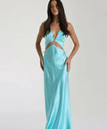 Natalie Rolt Iris Gown Turquoise Size 6 & 8 - Dresses
