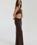 Natalie Rolt Jasmine Dress - 4 / Brown - Dresses