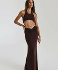 Natalie Rolt Jasmine Dress - 4 / Brown - Dresses