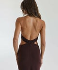 Natalie Rolt Jasmine Dress - 4 / Brown - Dresses