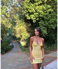Natalie Rolt Josie Mini - 6 / Yellow - Dresses