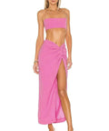 Natalie Rolt Kaia Skirt and Kylie Crop Top Set - 4 / Pink - Outfit Sets