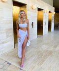 Natalie Rolt Kylie Crop + Kaia Skirt - 6 / White - Outfit Sets