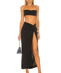 Natalie Rolt Kylie Crop & Kaia Skirt Set Black - 8 / Black - Outfit Sets