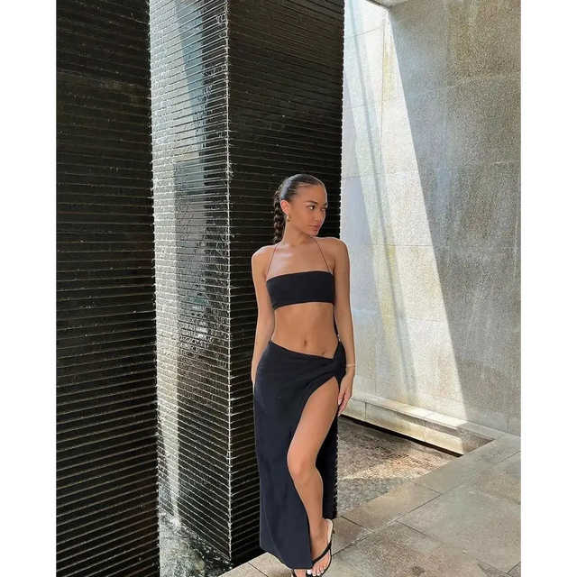 Natalie Rolt Kylie Kaia Set in Black - 6 / Black - Outfit Sets