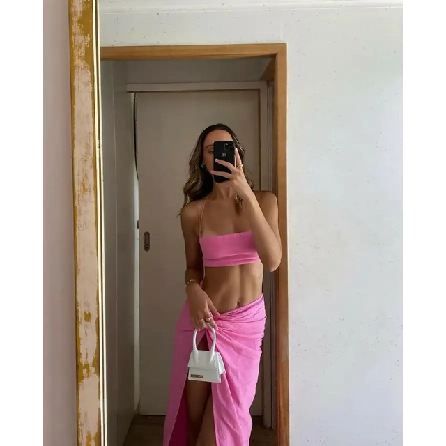 Natalie Rolt Kylie Kaia Set in Pink - 6 / Pink - Outfit Sets