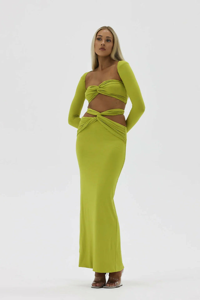 Natalie Rolt Maeve Set Chartreuse - 8 / Yellow - Outfit Sets