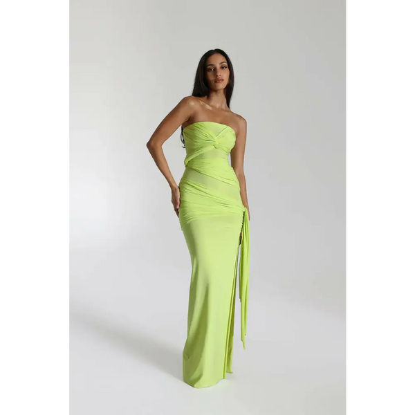 Natalie Rolt Miranda Dress in Citron
