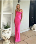 Natalie Rolt ‘Monika’ Fuchsia Satin Gown - 1 (XS) / Pink - Dresses
