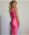 Natalie Rolt ‘Monika’ Fuchsia Satin Gown - 1 (XS) / Pink - Dresses