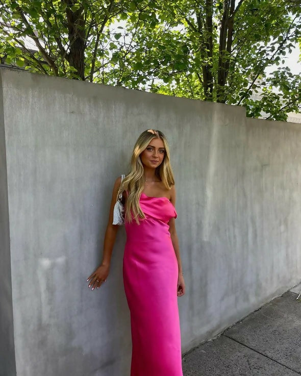 Natalie Rolt Monika Gown - 4 / Pink - Dresses