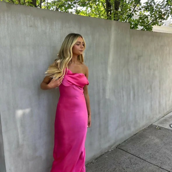 Natalie Rolt Monika Gown - 4 / Pink - Dresses