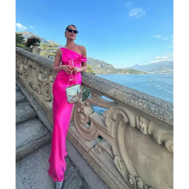 Natalie Rolt Monika Gown - 6 / Pink - Dresses