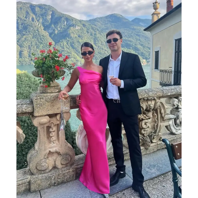 Natalie Rolt Monika Gown - 6 / Pink - Dresses