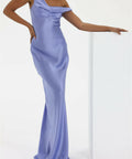 Natalie Rolt Monika Gown Blue Bell - 8 / Violet - Dresses