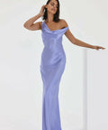 Natalie Rolt Monika Gown Blue Bell - 8 / Violet - Dresses