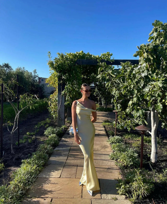 Natalie Rolt Monika Gown Yellow - 8 / Yellow - Dresses