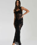 Natalie Rolt Naomi Midi Black - 8 / Black - Dresses