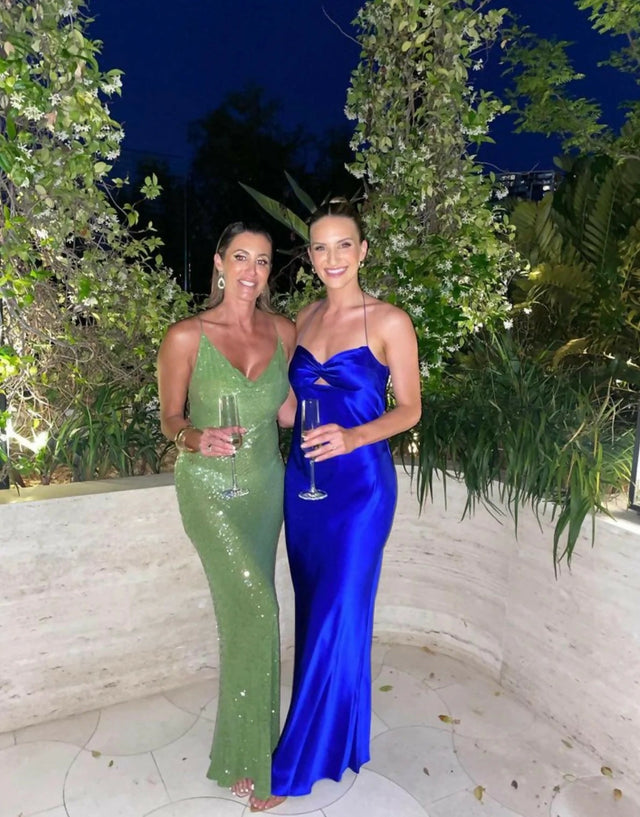 Natalie Rolt Phoebe Gown - 6 / Blue - Dresses