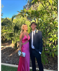 Natalie Rolt Pink Iris Gown - 6 / Pink - Dresses