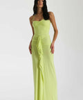 Natalie Rolt Shontae Gown Citron - 6 / Yellow - Dresses