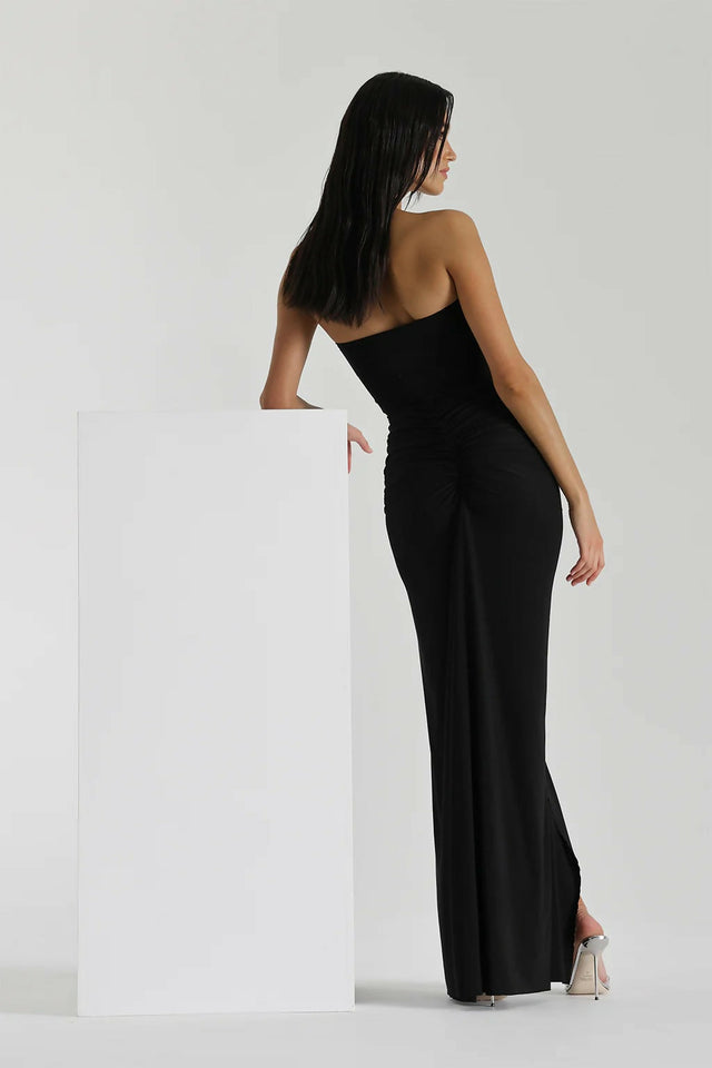 Natalie Rolt Shontae Maxi Gown Black - Dresses