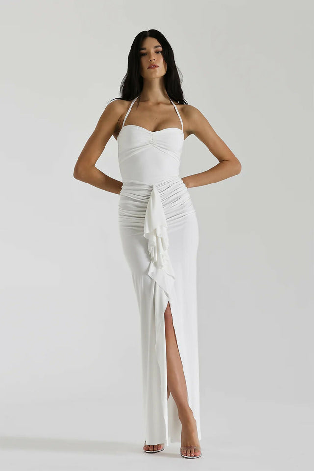 Natalie Rolt Shontae Maxi Gown White - Dresses