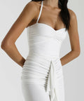 Natalie Rolt Shontae Maxi Gown White - Dresses